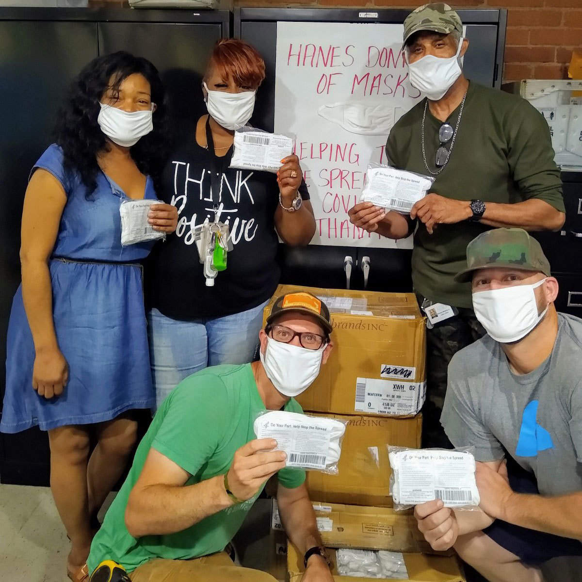 Mask Around and Homeless Donation July 2020