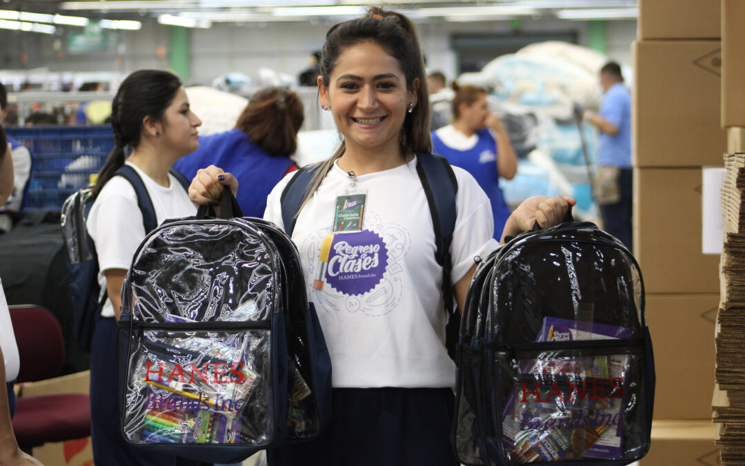 HanesBrands Delivers More Than 8,000 School Kits for Back to School